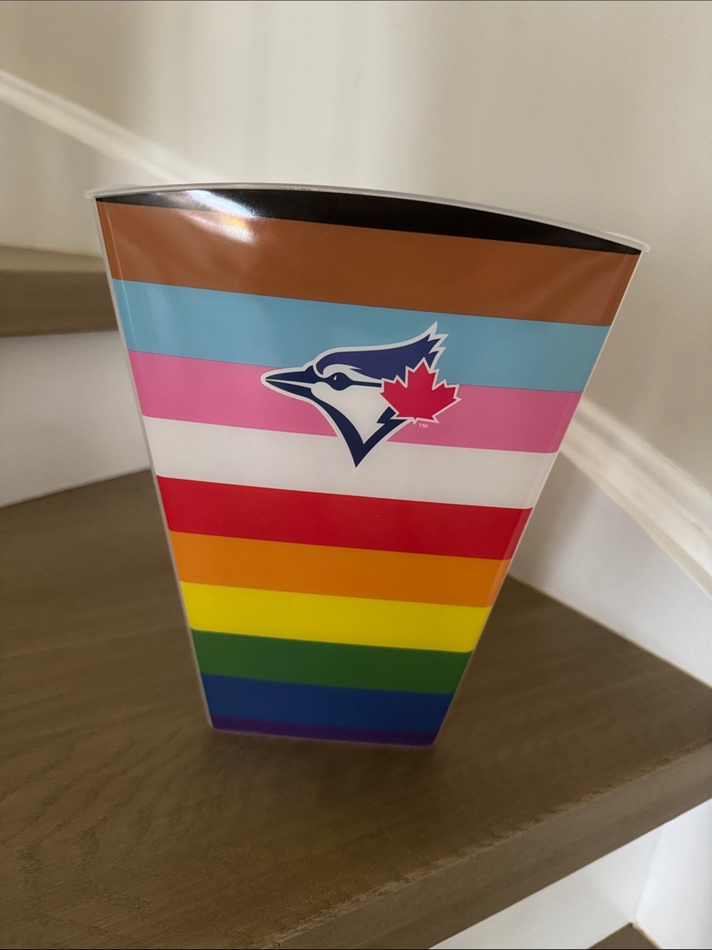 Toronto Blue Jays Pride Rainbow Popcorn Box - Multicolor